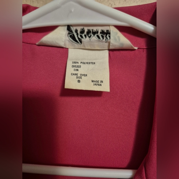 Vintage Jasara by Ship'N Shore collared button down pink blouse - Picture 4 of 5